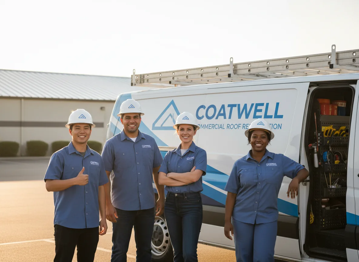 Commercial roof coating company in Amma, WV